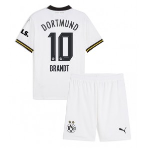 Borussia Dortmund Julian Brandt #10 Dětské Alternativní dres komplet 2024-25 Krátký Rukáv (+ trenýrky)